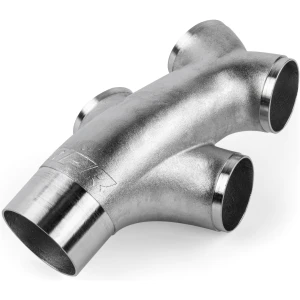 Divisor en Y doble de acero inoxidable fundido APR: de 76 mm (3″) a cuádruple de 63,5 mm (2,5″)
