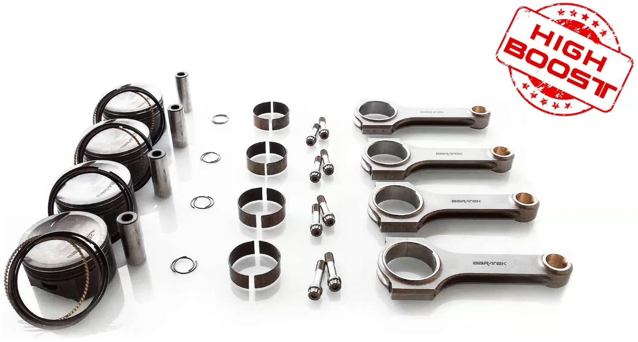 Kit de pistones y bielas forjados Bartek/Mahle 83.00mm – 2.0L TSI EA888 GEN.3