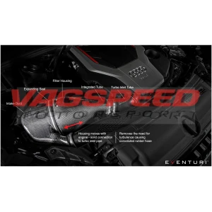 Audi B9 S4 S5 – Sistema de admisión de carbono Eventuri