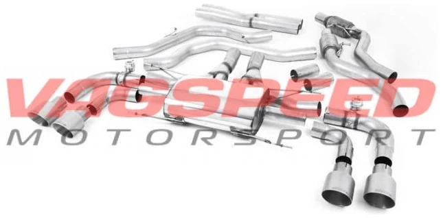 Cat-back Milltek para Giulia Quadrifoglio 2.9 V6 Bi-Turbo ( sin OPF/GPF)