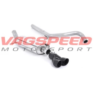 A1 1.4 TFSI S line 122PS colas de carbono Cat-back Milltek