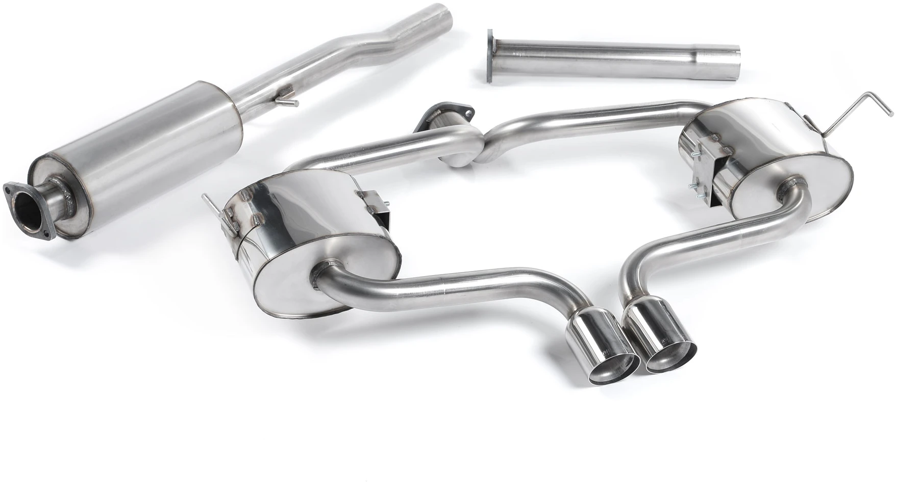 Milltek SSXM006 — cat-back resonado para MINI Cooper S R53