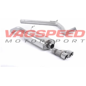 A1 1.4 TFSI S line 150PS ACT colas pulidas Cat-back Milltek