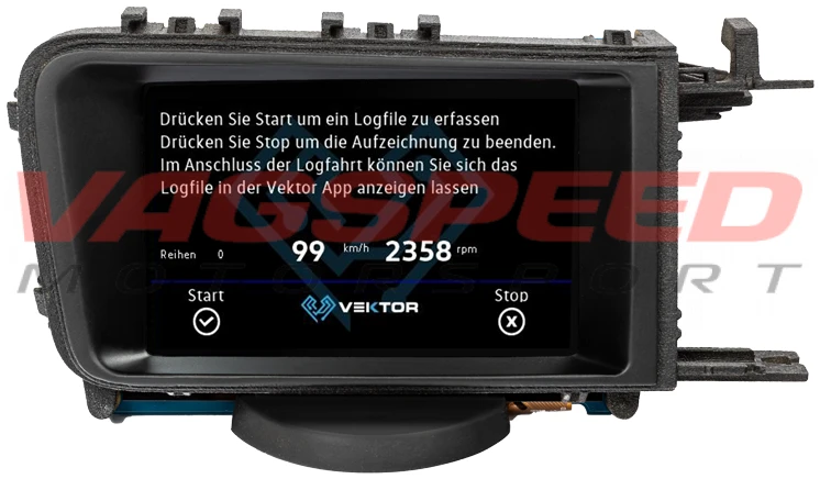 Pantalla Vektor Pro con unidad de control – VW Golf MK7