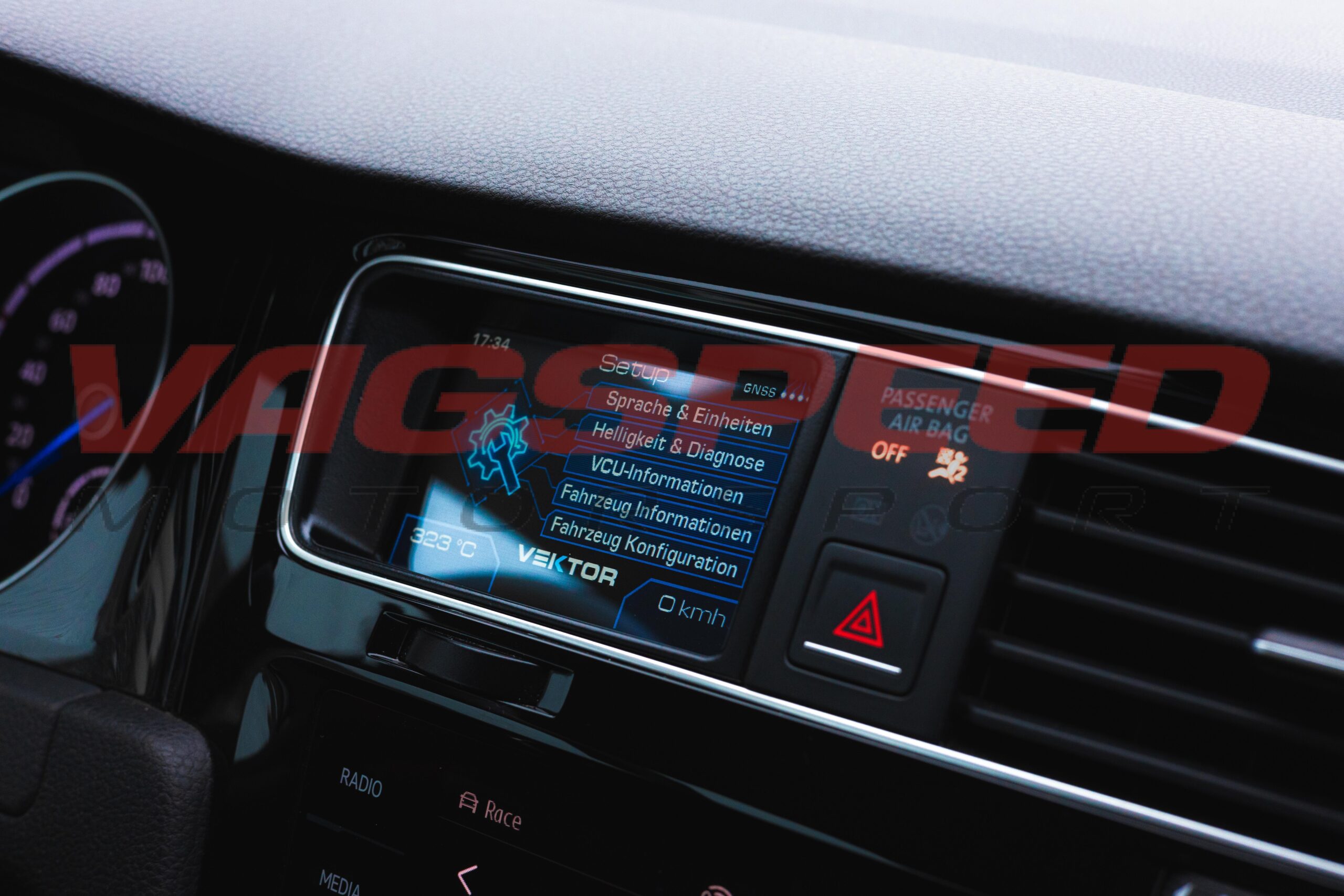 Pantalla Vektor Pro con unidad de control – VW Golf MK7