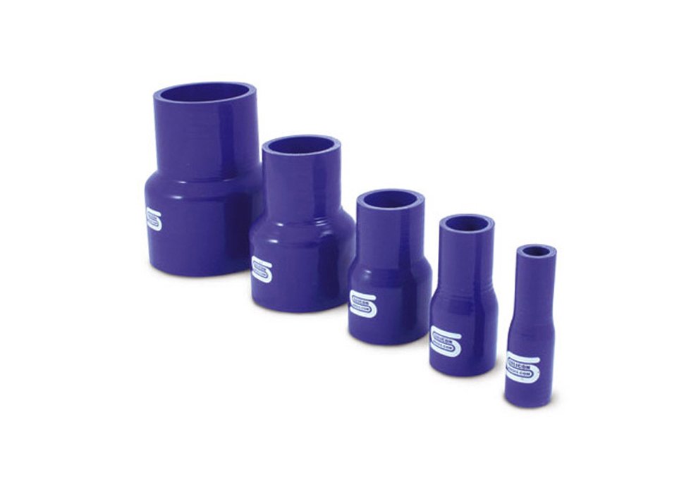 Manguera de silicona reductora recta de 102-76 mm