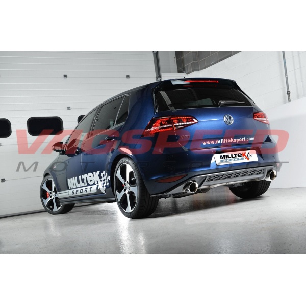 Escape no resonado VW GOLF 7 GTI – Milltek