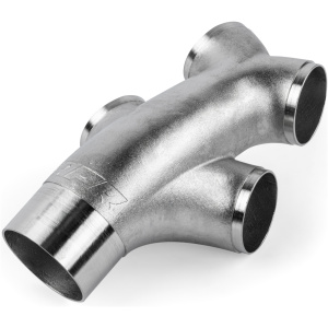 Divisor en Y doble de acero inoxidable fundido APR: de 76 mm (3″) a cuádruple de 63,5 mm (2,5″)