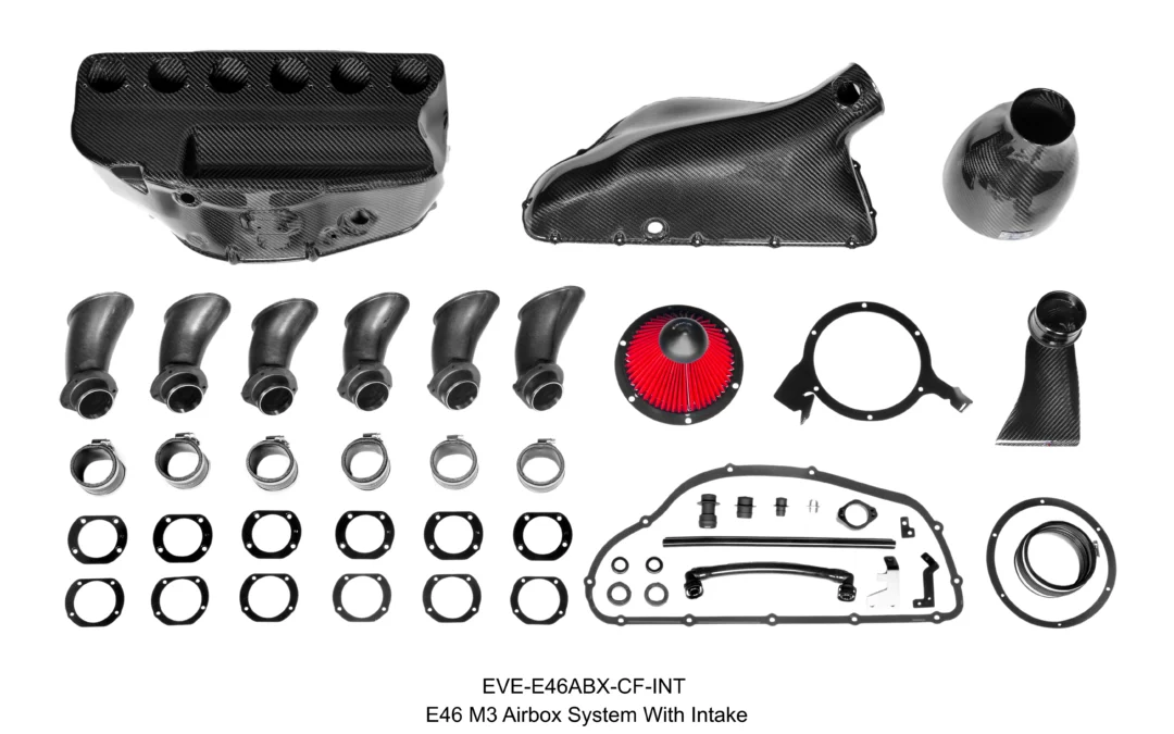 Airbox híbrido BMW M3 E46 con admisión de carbono completa – Eventuri