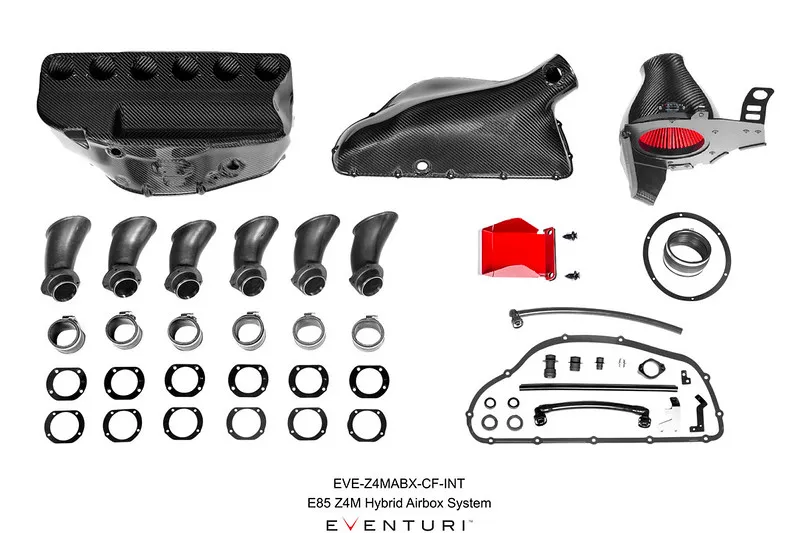 Airbox híbrido BMW Z4 M S54 con admisión de carbono – Eventuri