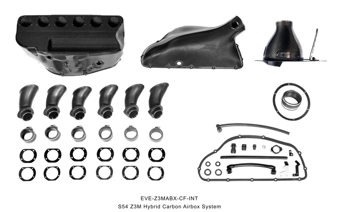 Airbox híbrido de carbono BMW Z3 M S54 con admisión – Eventuri