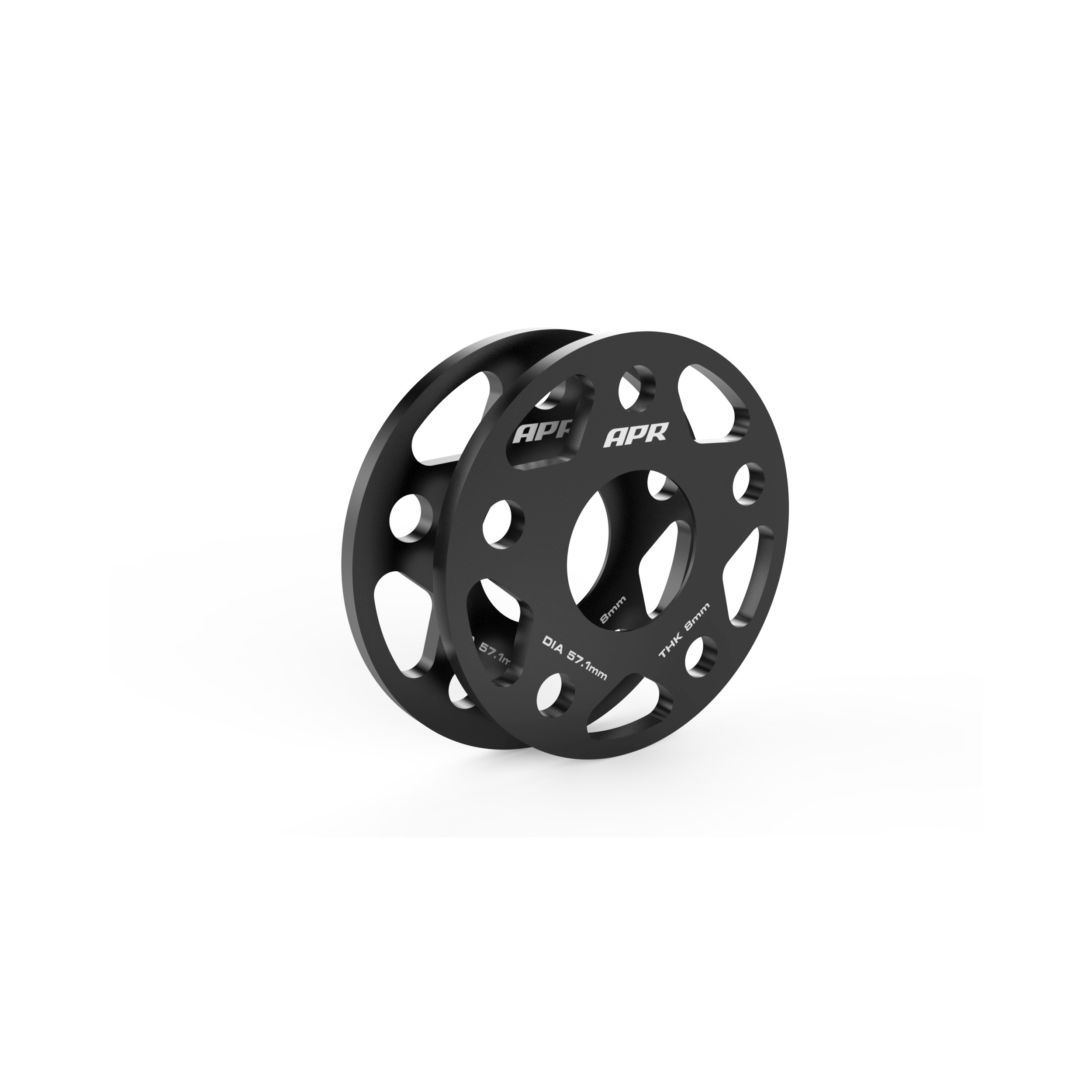 Kit espaciador de rueda APR con pernos – 8 mm de espesor – 57,1 mm CB – Pernos de 35 mm