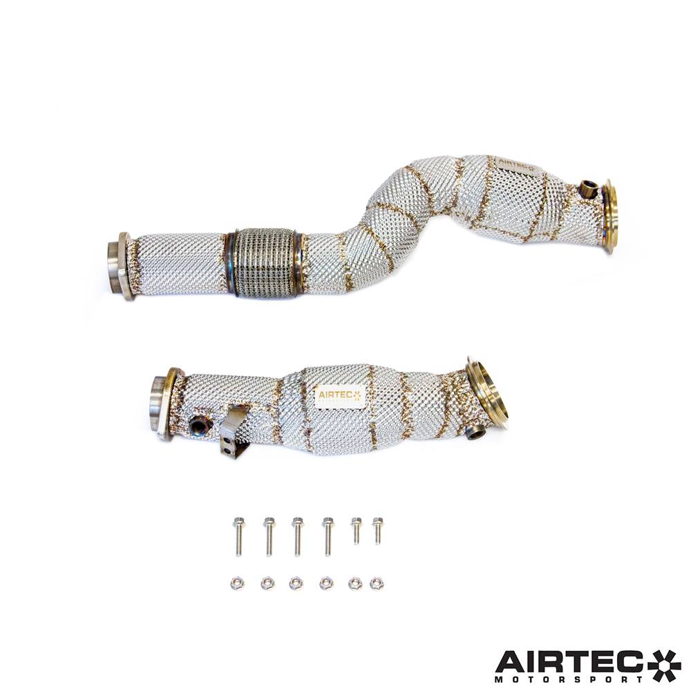 Downpipes con catalizadores deportivos de 200 celdas AIRTEC ATEXHBMW4 para BMW M2 G87 / M3 G80 / M4 G82