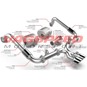 Sistema de escape APR – Porsche 982 718 Boxster/Cayman