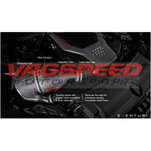 Audi B9 S4 S5 – Sistema de admisión de carbono Eventuri