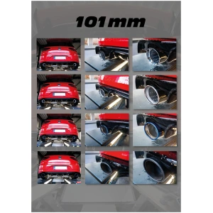 Sistema de escape EGO-X 3″ VW Golf 7 GTI Performance/TCR/R, Seat Leon 5F Cupra 290 OPF (con ECE*)