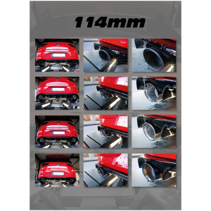 Sistema de escape EGO-X 3″ VW Golf 7 GTI Performance/TCR/R, Seat Leon 5F Cupra 290 OPF (con ECE*)