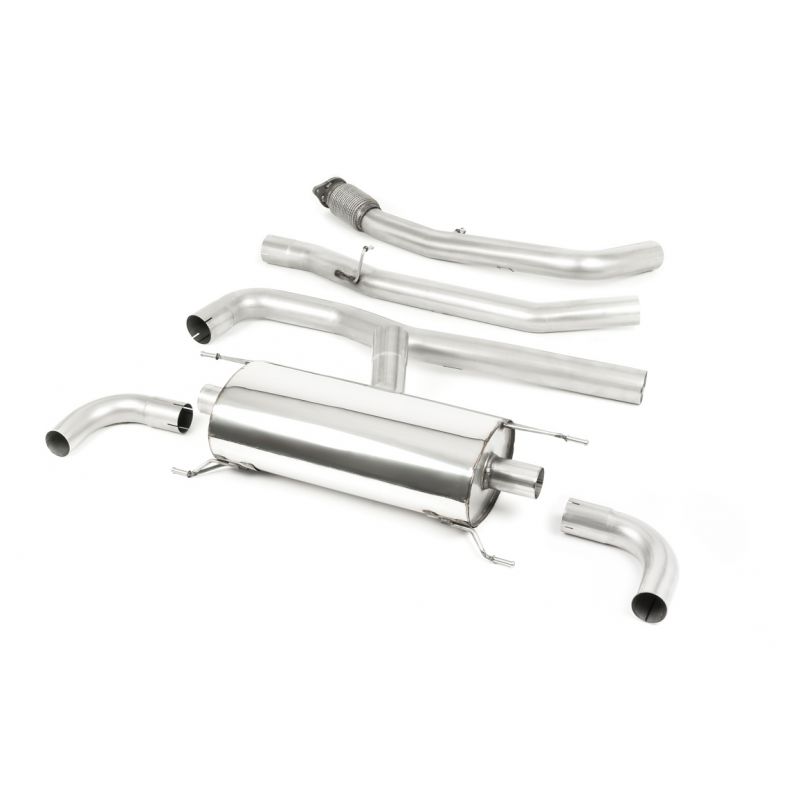 Respaldo de gato Milltek de 3″ sin resonancia para Alfa Romeo Giulia 2.0T (sin válvula)