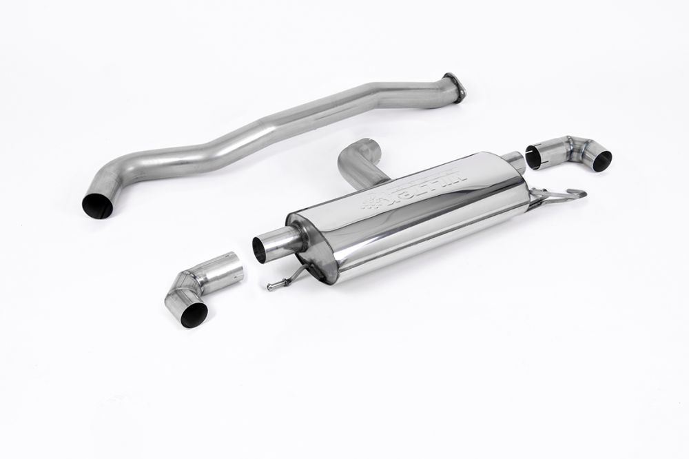 Toyota Yaris GR Gen 1 3″ NO – Escape trasero OPF resonado Adornos de titanio quemado
