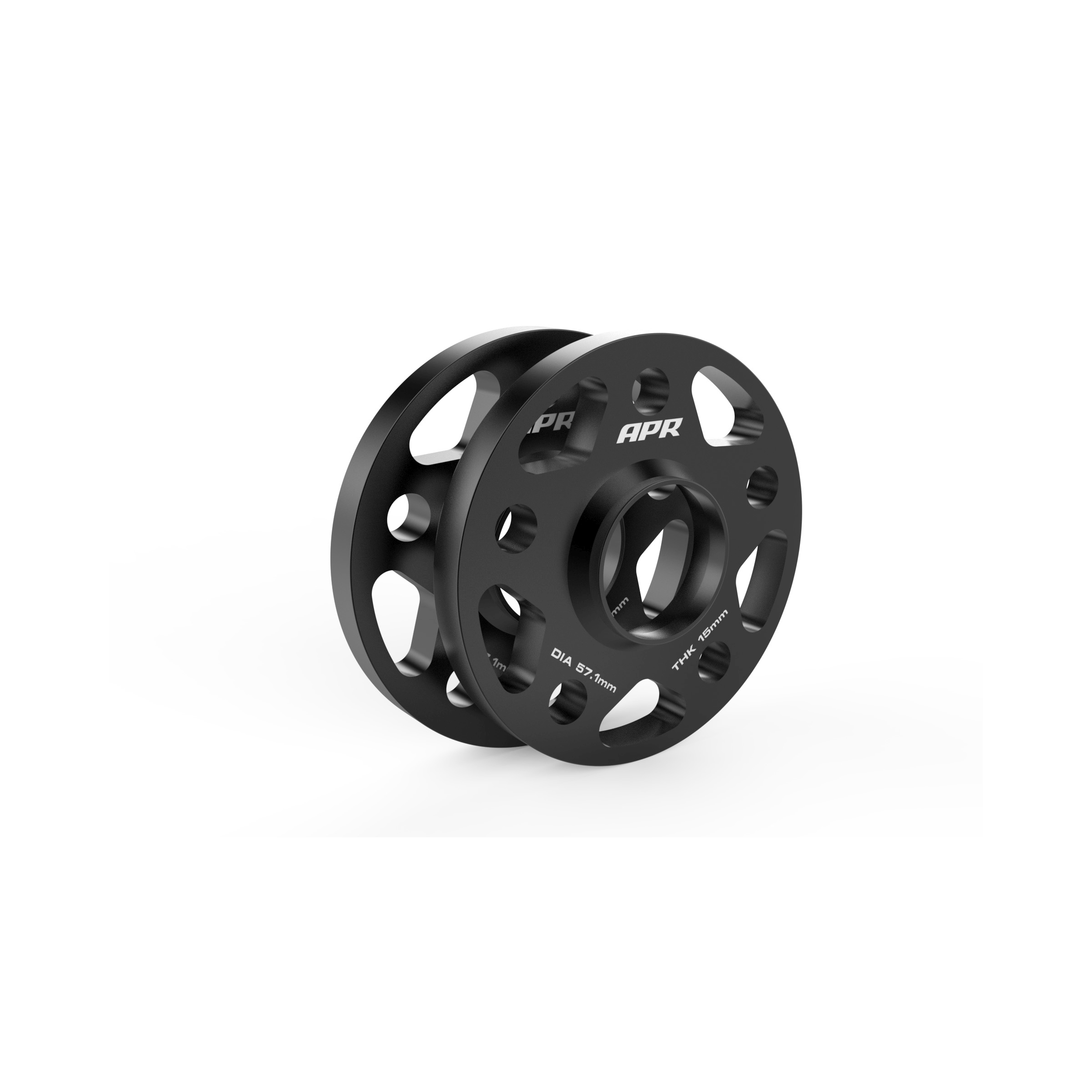 Kit espaciador de rueda APR con pernos – 15 mm de espesor – 57,1 mm CB – Pernos de 45 mm