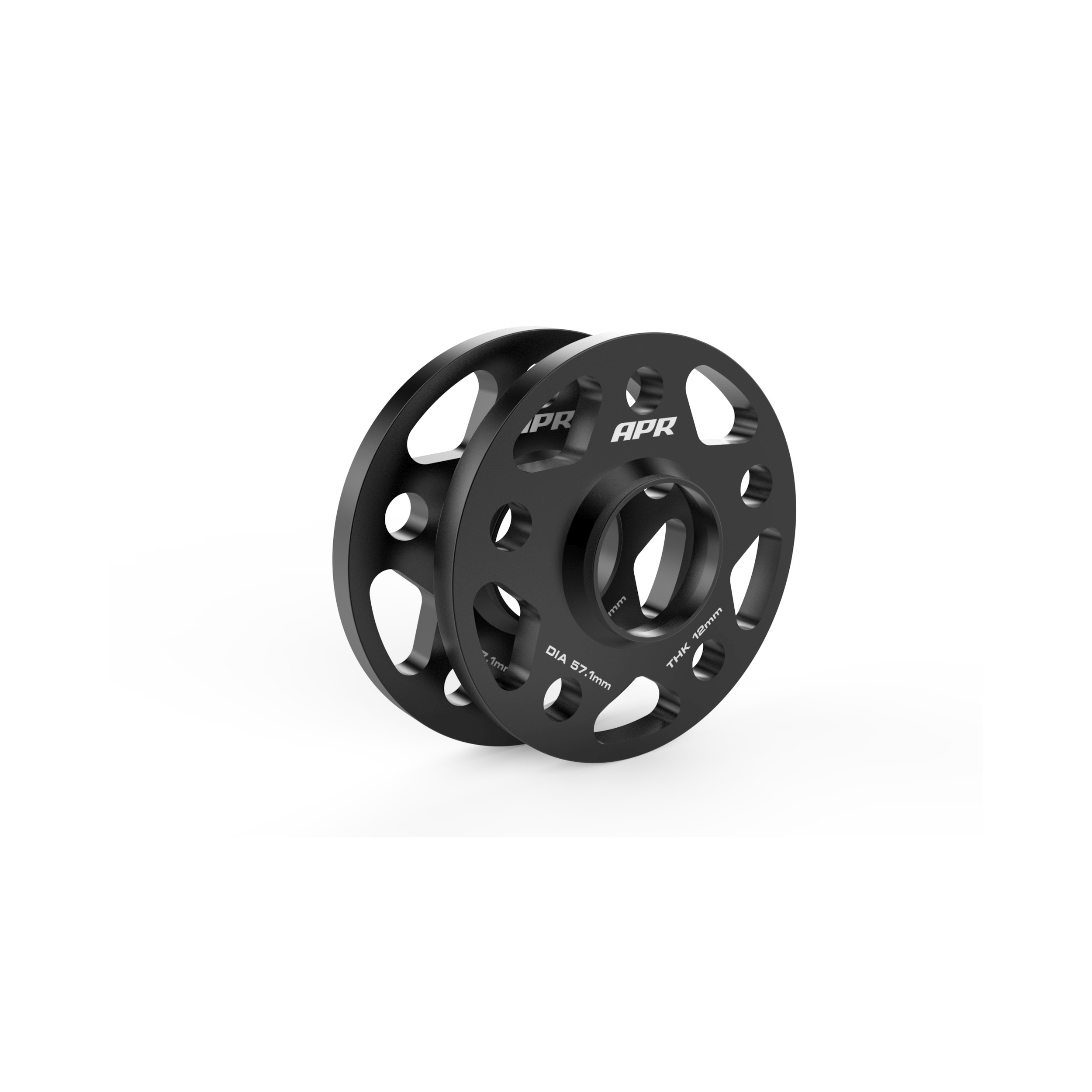 Kit espaciador de rueda APR con pernos – 12 mm de espesor – 57,1 mm CB – Pernos de 40 mm